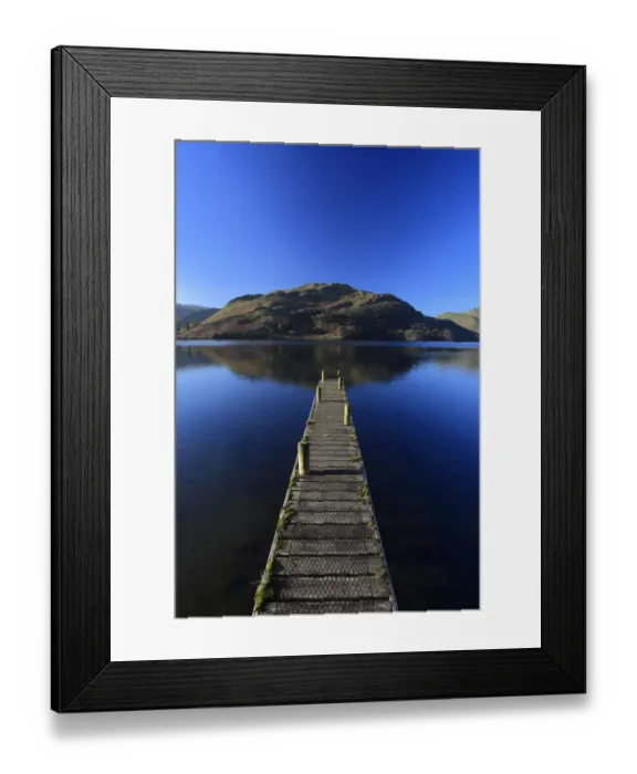 Framed Print : Spring, Reflection of Hallin fell in Ullswater Framed Print : Spring, Reflection of Hallin fell in Ullswater