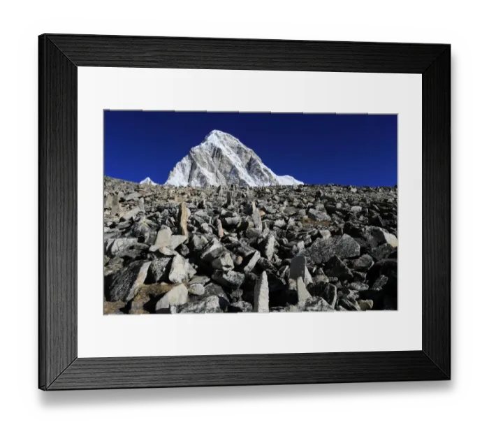 Framed Print : Pumo Ri mountain Framed Print : Pumo Ri mountain