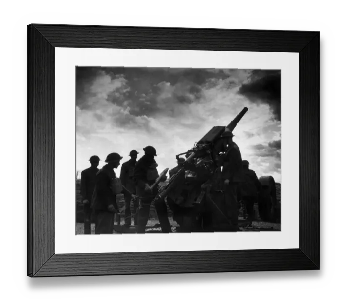 Framed Print : Anti-Aircraft Gun Framed Print : Anti-Aircraft Gun