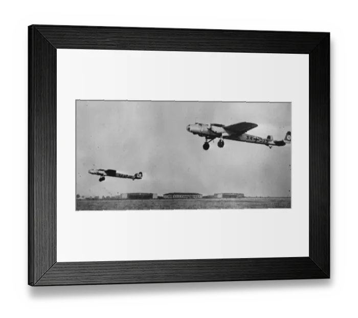 Framed Print : Dornier DO-17 planes taking off Framed Print : Dornier DO-17 planes taking off