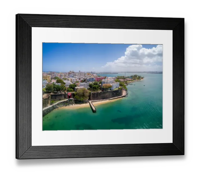 Framed Print : San Juan Old Town Framed Print : San Juan Old Town