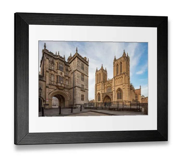 Framed Print : Architectural view of Bristol Cathedral Framed Print : Architectural view of Bristol Cathedral