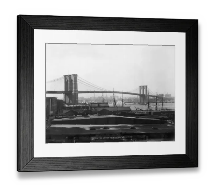 Framed Print : East River Bridge Framed Print : East River Bridge