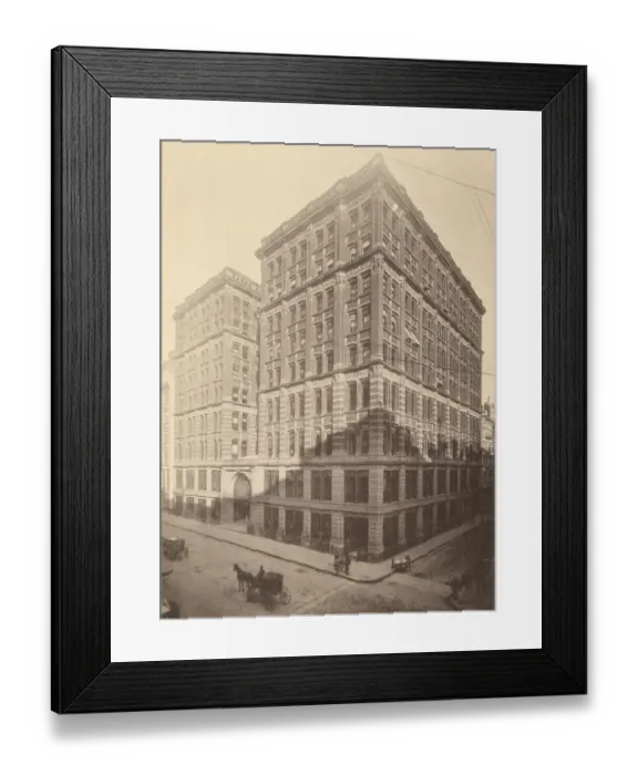 Framed Print : Mills Building At Broad Street And Exchange Place In New York Framed Print : Mills Building At Broad Street And Exchange Place In New York
