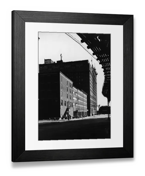 Framed Print : Coenties Slip In New York Framed Print : Coenties Slip In New York