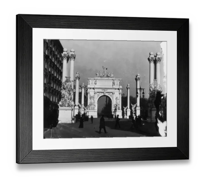 Framed Print : View of Dewey Arch 1899 Framed Print : View of Dewey Arch 1899