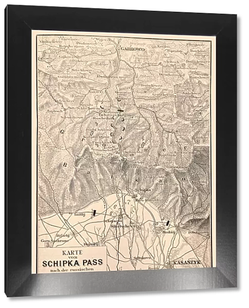 Battle of Shipka Pass Map