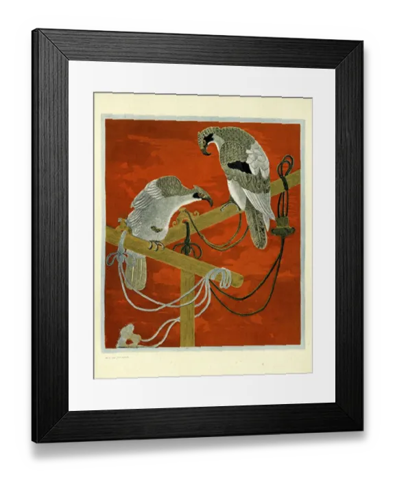 Framed Print : Art of Japan - Embroidered Fukusa Framed Print : Art of Japan - Embroidered Fukusa