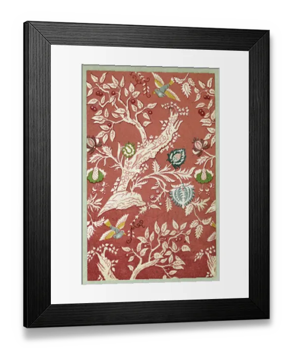 Framed Print : Bird Pattern - 17th Century Framed Print : Bird Pattern - 17th Century