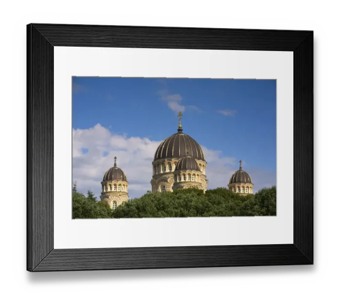Framed Print : Domes of the Nativity of Christ Cathedral, Riga Framed Print : Domes of the Nativity of Christ Cathedral, Riga