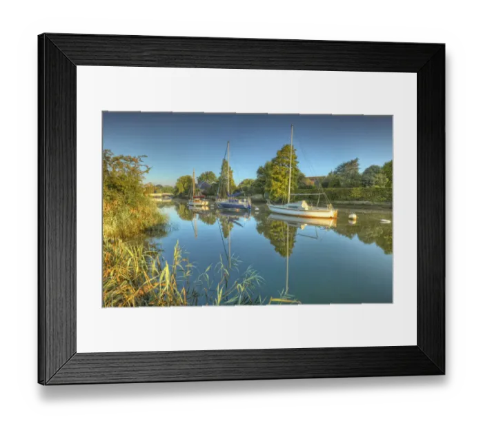Framed Print : Frome River, Wareham, Dorset, England Framed Print : Frome River, Wareham, Dorset, England