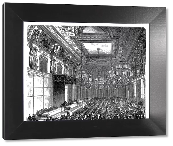 United Prussian Parliament, assembly in white hall of the royal castle in Berlin