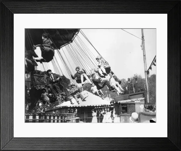 Framed Print : Swing-A-Round Framed Print : Swing-A-Round