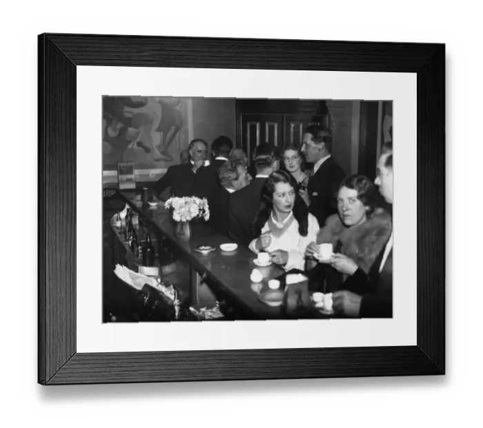 Framed Print : Theatre Bar