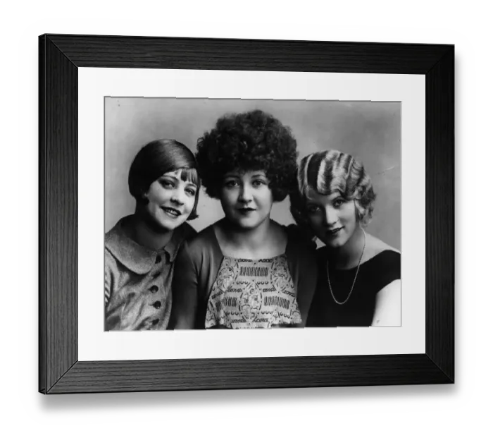 Framed Print : Hairstyles
