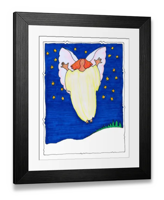 Framed Print : Angel Rising Framed Print : Angel Rising