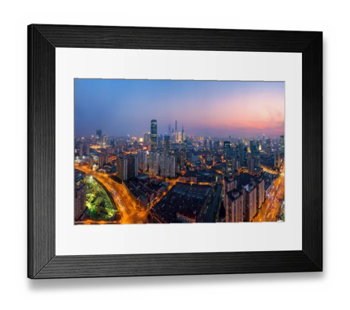 Framed Print : Shanghai Skyline Framed Print : Shanghai Skyline