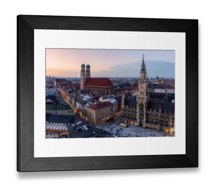 Framed Print : Munichs skyline Framed Print : Munichs skyline