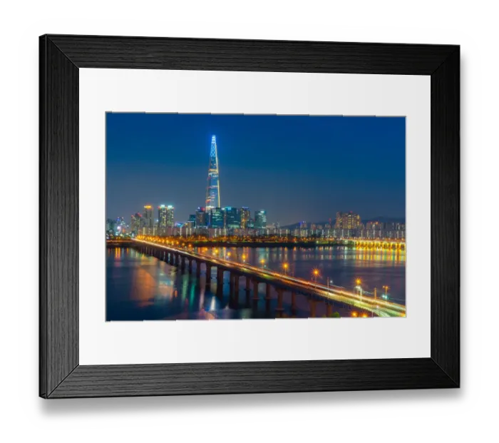 Framed Print : South Korea skyline of Seoul Framed Print : South Korea skyline of Seoul