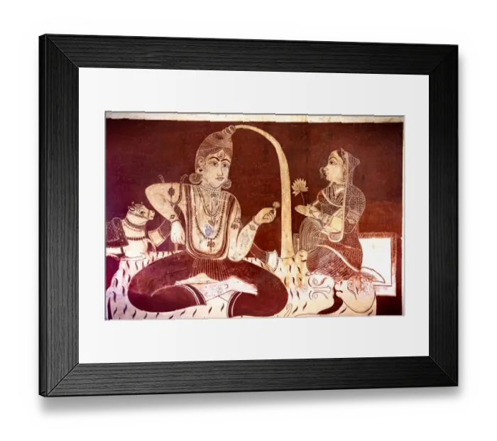 Framed Print : Wall painting mural of Krishna at Lakshminarayan temple in Orchha, Tikamgarh, Madhya Pradesh Framed Print : Wall painting mural of Krishna at Lakshminarayan temple in Orchha, Tikamgarh, Madhya Pradesh