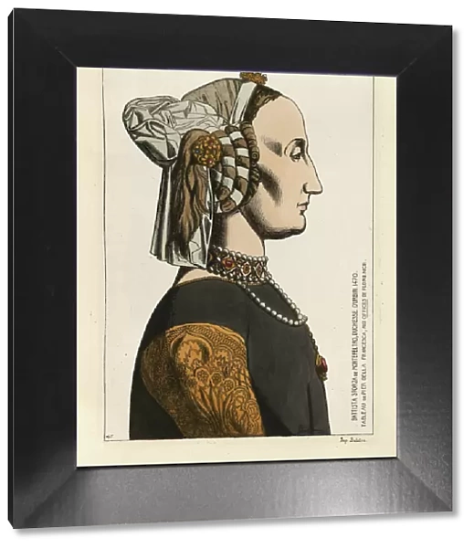 Battista Sforza, Duchess of Urbino, 15th Century Italian woman