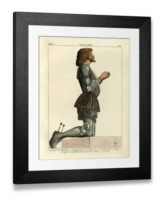 Framed Print : Francesco II Gonzaga, Marquess of Mantua, Italian knight, 15th Century Framed Print : Francesco II Gonzaga, Marquess of Mantua, Italian knight, 15th Century