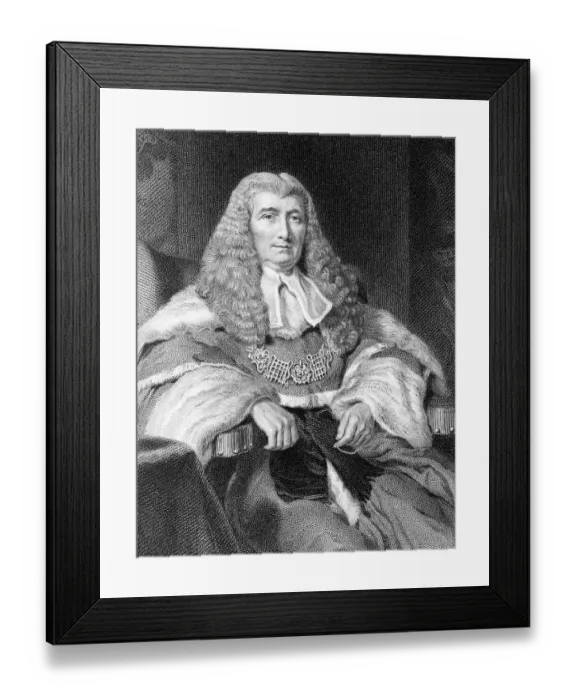 Framed Print : Charles Abbot, Baron Tenterden Framed Print : Charles Abbot, Baron Tenterden