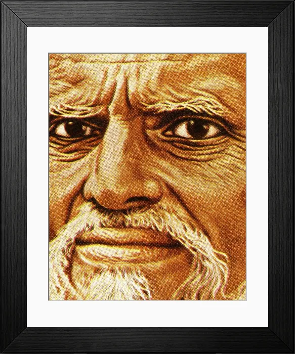 Framed Print : Closeup of a Man Framed Print : Closeup of a Man