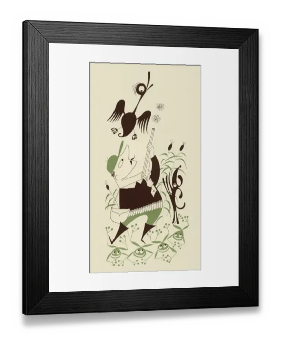 Framed Print : Hunter Shooting Duck Framed Print : Hunter Shooting Duck