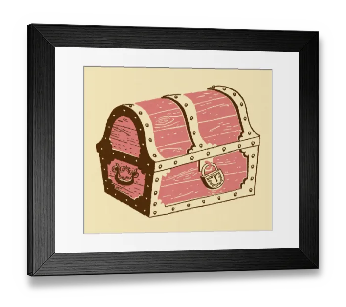 Framed Print : Pink Trunk Framed Print : Pink Trunk