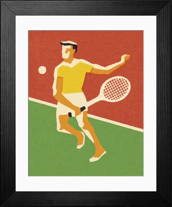 Framed Print : Tennis Player Framed Print : Tennis Player