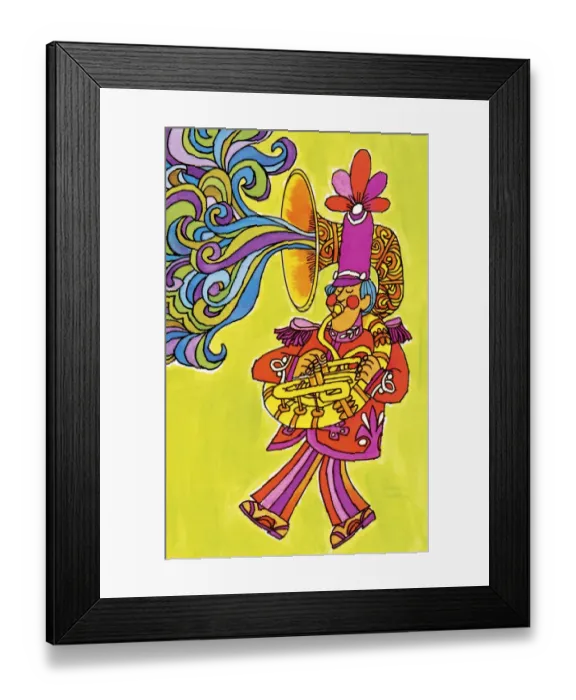 Framed Print : Tuba Player in Marching Band Framed Print : Tuba Player in Marching Band