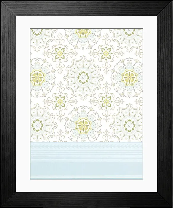 Framed Print : Flower pattern Framed Print : Flower pattern