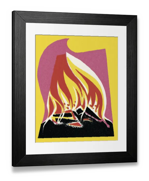 Framed Print : Bonfire. http: /  / csaimages.com / images / istockprofile / csa_vector_dsp.jpg