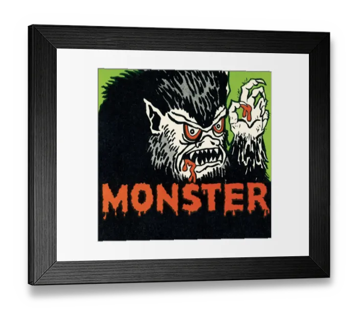 Framed Print : Monster. http: / / csaimages.com / images / istockprofile / csa_vector_dsp.jpg Framed Print : Monster. http: / / csaimages.com / images / istockprofile / csa_vector_dsp.jpg