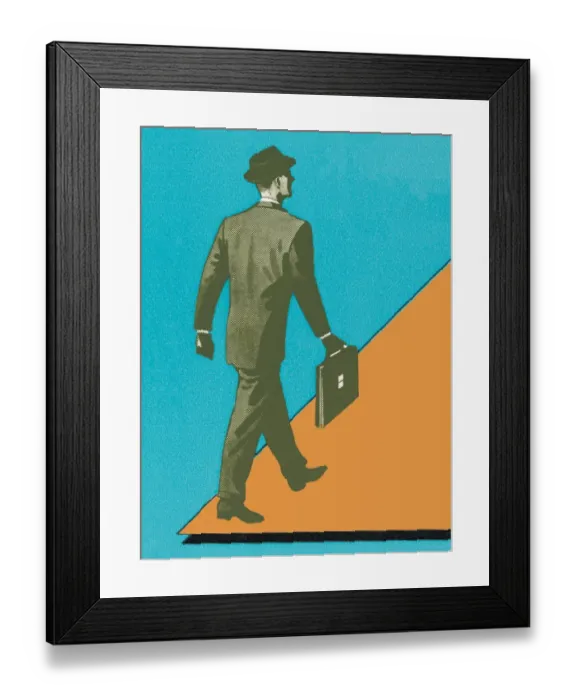 Framed Print : Businessman Framed Print : Businessman