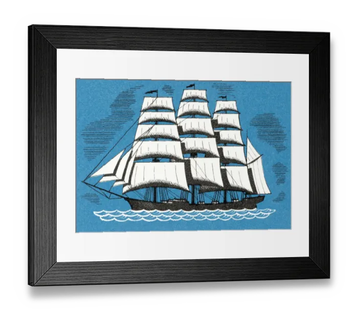 Framed Print : Sailing ship Framed Print : Sailing ship