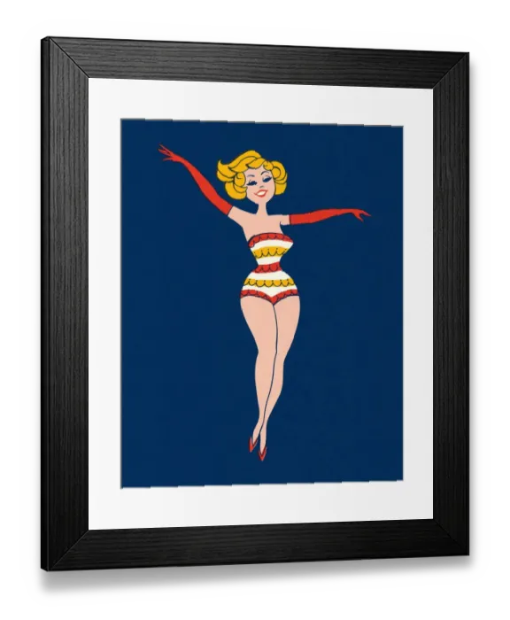 Framed Print : Blond Sexy Woman Framed Print : Blond Sexy Woman