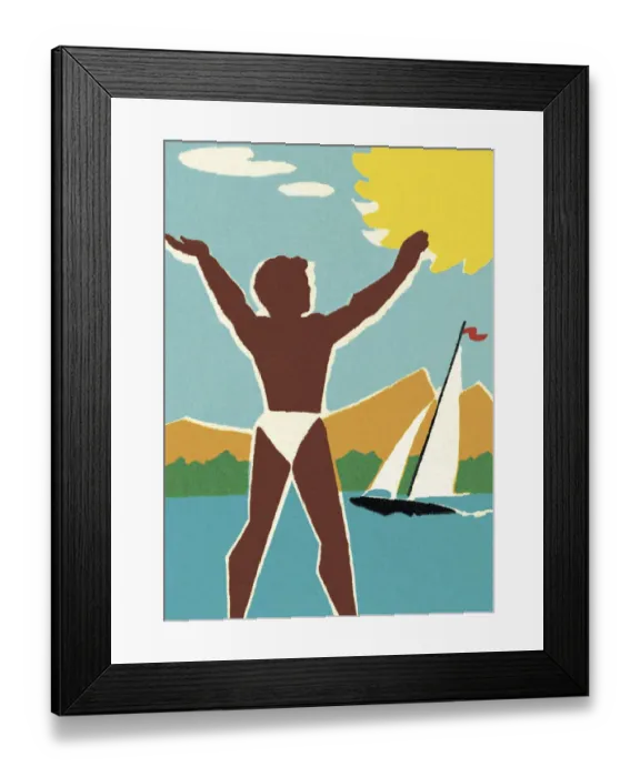 Framed Print : Summertime at the Lake Framed Print : Summertime at the Lake