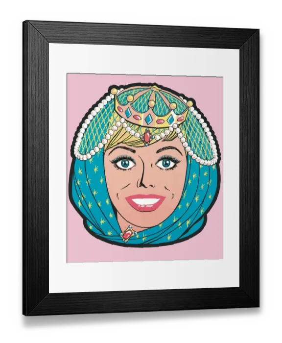 Framed Print : Smiling Princess Framed Print : Smiling Princess