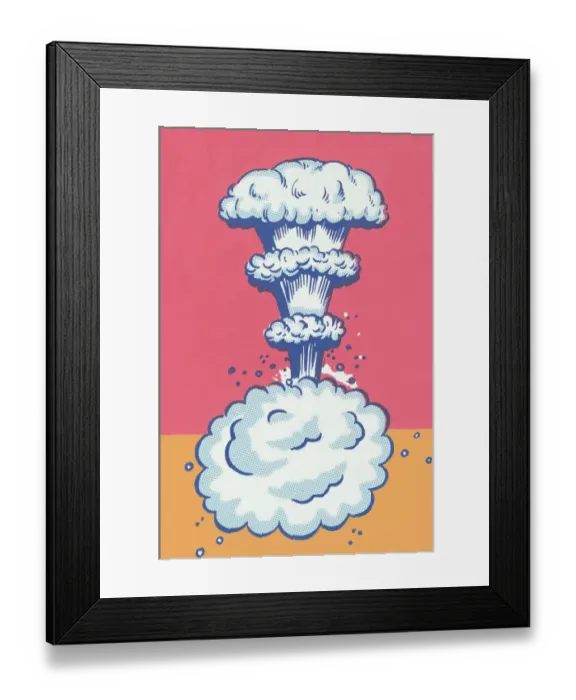 Framed Print : Explosion. http: /  / csaimages.com / images / istockprofile / csa_vector_dsp.jpg