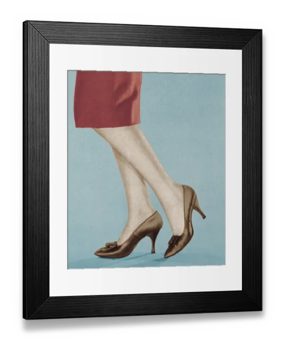 Framed Print : Womens Legs Framed Print : Womens Legs