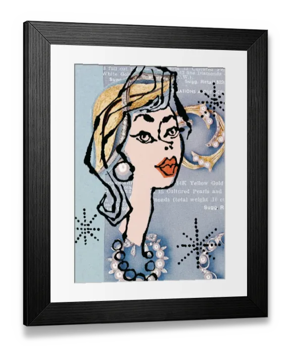 Framed Print : Blond woman Framed Print : Blond woman