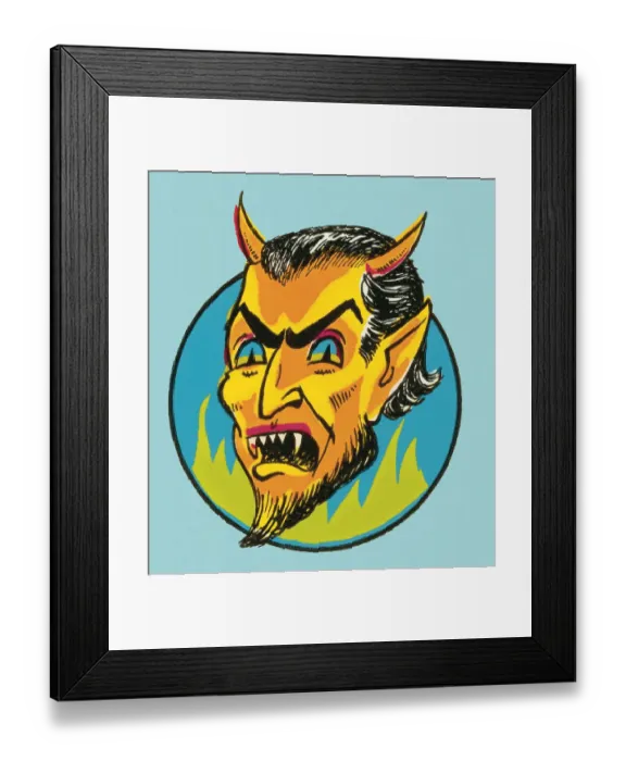 Framed Print : Devil. http: /  / csaimages.com / images / istockprofile / csa_vector_dsp.jpg