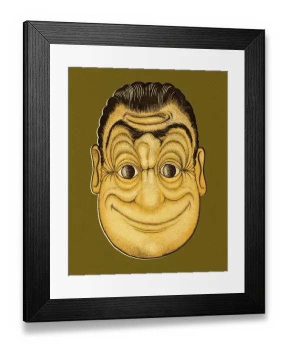 Framed Print : Two Faced Man Framed Print : Two Faced Man