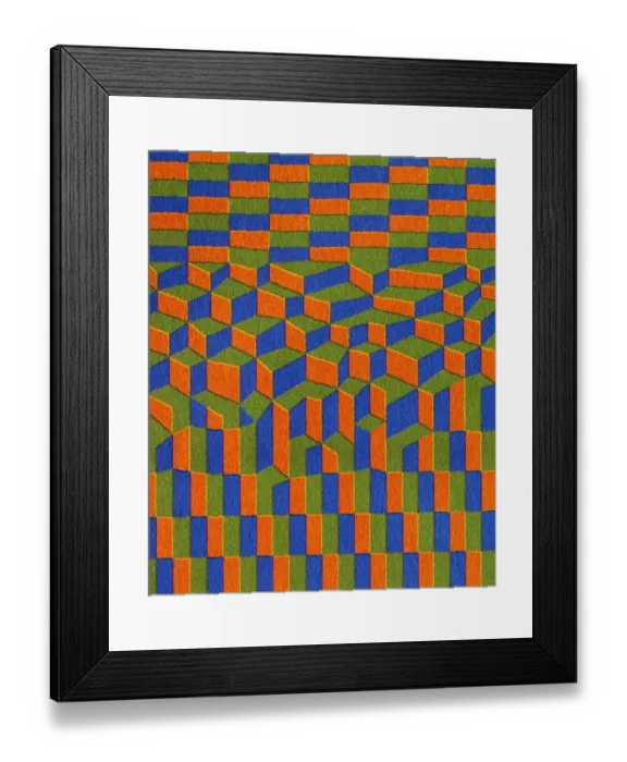 Framed Print : Geometric Pattern Framed Print : Geometric Pattern