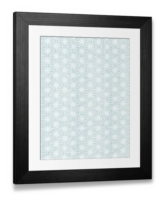 Framed Print : Snowflake pattern Framed Print : Snowflake pattern