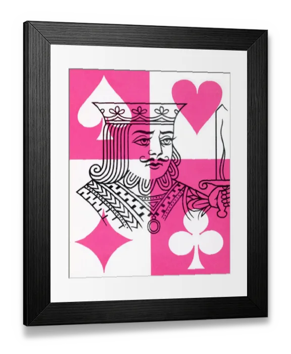 Framed Print : King of a Suits