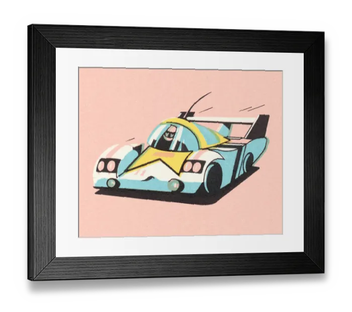 Framed Print : Sport Race Car Framed Print : Sport Race Car