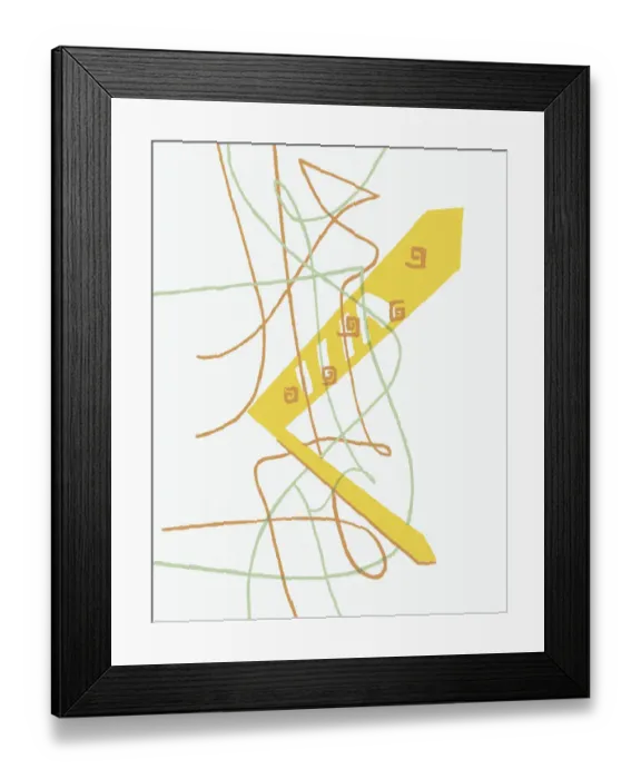 Framed Print : Abstract Pattern